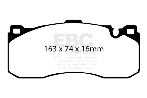 EBC Brakes - EBC Brakes Bluestuff NDX Full Race Brake Pads