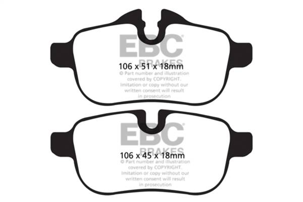 EBC Brakes - EBC Brakes Bluestuff NDX Full Race Brake Pads