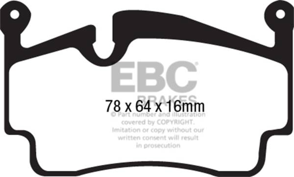 EBC Brakes - EBC Brakes Bluestuff NDX Full Race Brake Pads