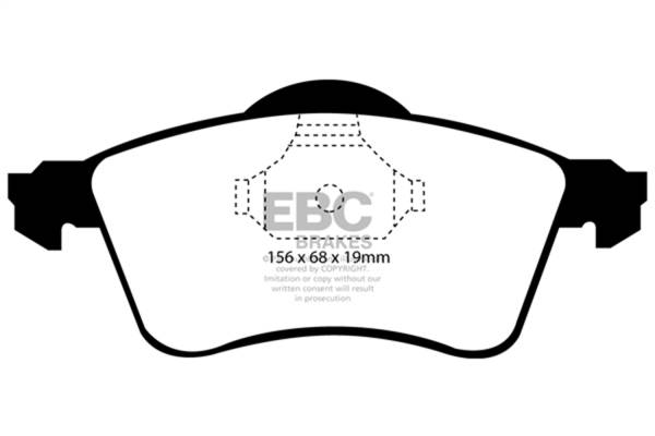 EBC Brakes - EBC Brakes 6000 Series Greenstuff Truck/SUV Brakes Disc Pads