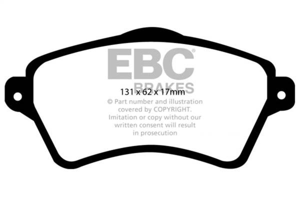 EBC Brakes - EBC Brakes 6000 Series Greenstuff Truck/SUV Brakes Disc Pads