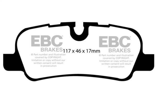 EBC Brakes - EBC Brakes 6000 Series Greenstuff Truck/SUV Brakes Disc Pads