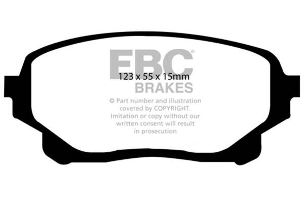 EBC - EBC 05-06 Suzuki XL-7 2.7 Greenstuff Front Brake Pads - DP61756