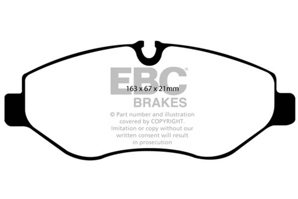 EBC Brakes - EBC Brakes 6000 Series Greenstuff Truck/SUV Brakes Disc Pads