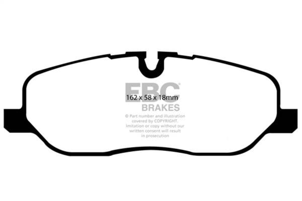 EBC Brakes - EBC Brakes Truck/SUV Extra Duty Brake Pads