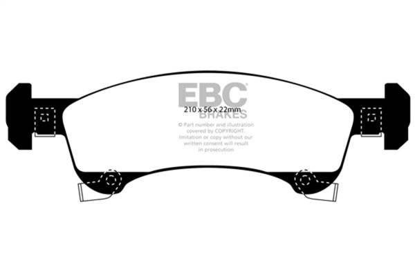 EBC Brakes - EBC Brakes Truck/SUV Extra Duty Brake Pads ED91651