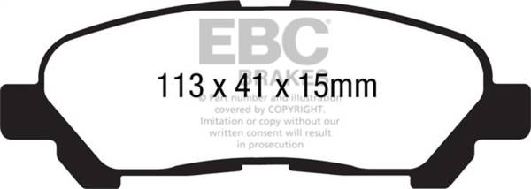 EBC Brakes - EBC Brakes Truck/SUV Extra Duty Brake Pads ED91838