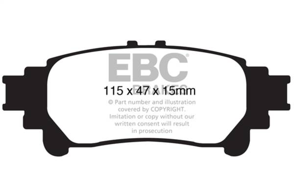 EBC Brakes - EBC Brakes Truck/SUV Extra Duty Brake Pads ED91850