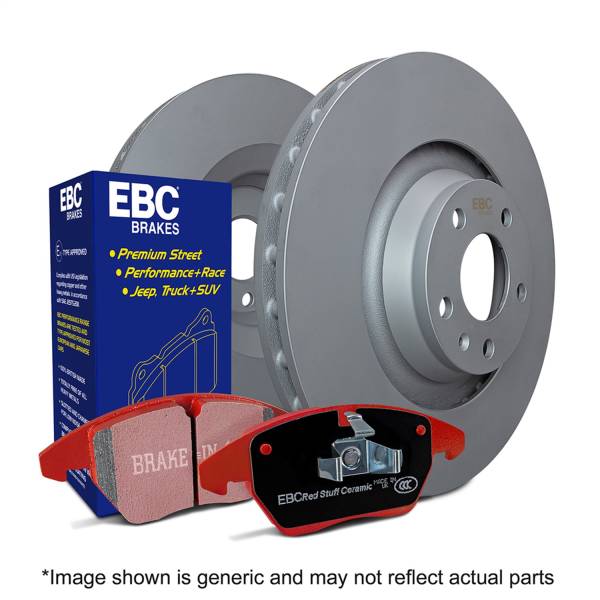 EBC Brakes - EBC Brakes S12 Kits Redstuff and RK Rotors S12KF1001