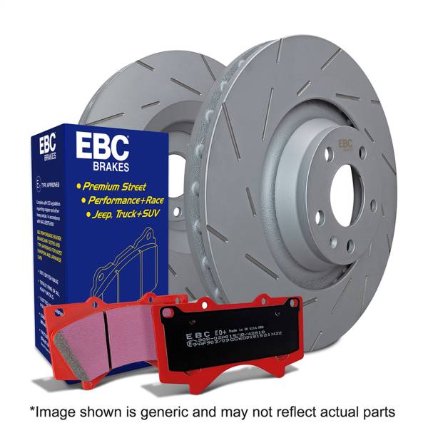 EBC Brakes - EBC Brakes S15 Kit Extra Duty and USR Rotors S15KF1001