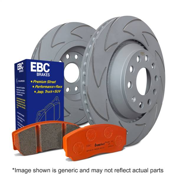 EBC Brakes - EBC Brakes S7 Kits Orangestuff and BSD Rotors S7KF1025