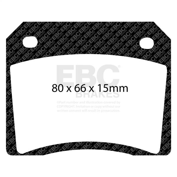 EBC Brakes - EBC Brakes Ultimax OEM Replacement Brake Pads