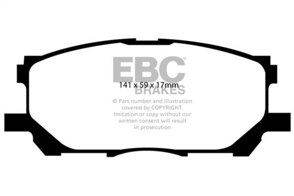 EBC Brakes - EBC Brakes Ultimax OEM Replacement Brake Pads UD1005