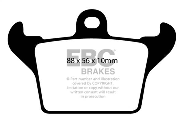 EBC Brakes - EBC Brakes Ultimax OEM Replacement Brake Pads