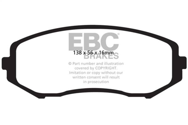 EBC Brakes - EBC Brakes Ultimax OEM Replacement Brake Pads UD1188