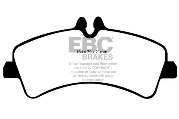 EBC Brakes - EBC Brakes Ultimax OEM Replacement Brake Pads