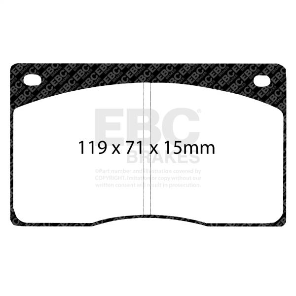 EBC Brakes - EBC Brakes Ultimax OEM Replacement Brake Pads