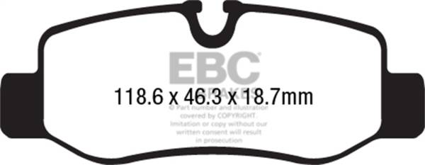 EBC Brakes - EBC Brakes Ultimax OEM Replacement Brake Pads