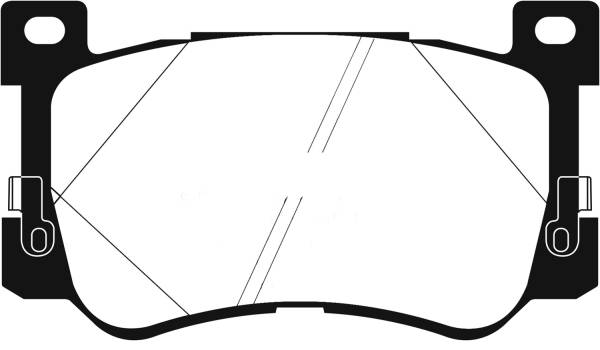 EBC - EBC Brakes Ultimax OEM Replacement Brake Pads UD1975