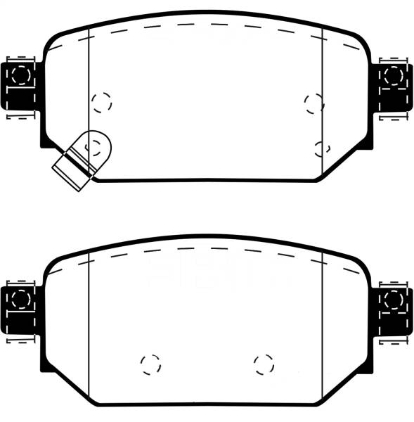 EBC - EBC Brakes Ultimax OEM Replacement Brake Pads UD2042