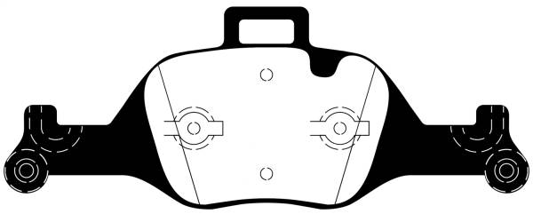 EBC Brakes - EBC Brakes Ultimax OEM Replacement Brake Pads