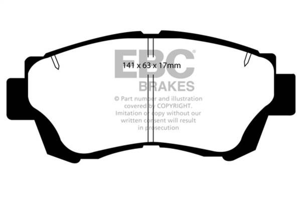 EBC - EBC 92-96 Lexus ES300 3.0 Ultimax2 Front Brake Pads - UD476