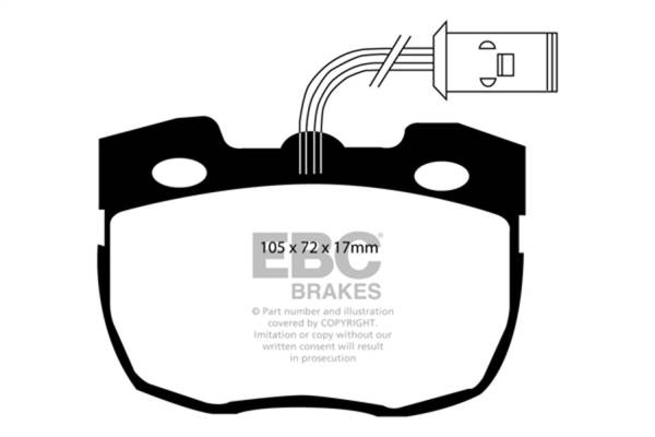 EBC Brakes - EBC Brakes Ultimax OEM Replacement Brake Pads