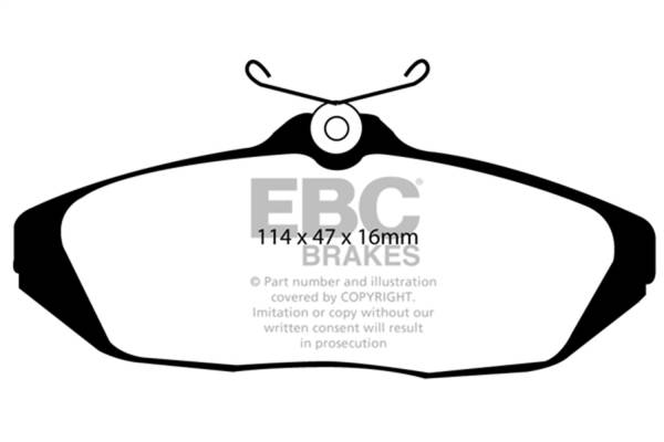 EBC Brakes - EBC Brakes Ultimax OEM Replacement Brake Pads UD599