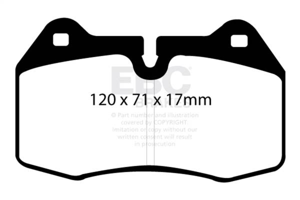 EBC Brakes - EBC Brakes Ultimax OEM Replacement Brake Pads