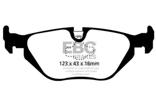 EBC Brakes - EBC Brakes Ultimax OEM Replacement Brake Pads