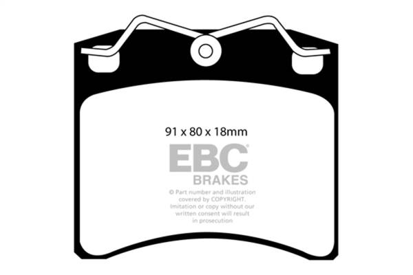 EBC Brakes - EBC Brakes Ultimax OEM Replacement Brake Pads