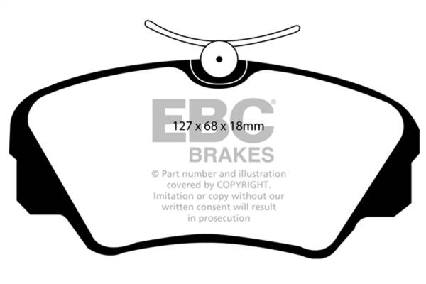 EBC - EBC 97-01 Cadillac Catera 3.0 Ultimax2 Front Brake Pads - UD720