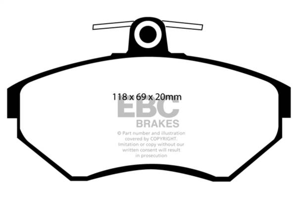 EBC Brakes - EBC Brakes Ultimax OEM Replacement Brake Pads