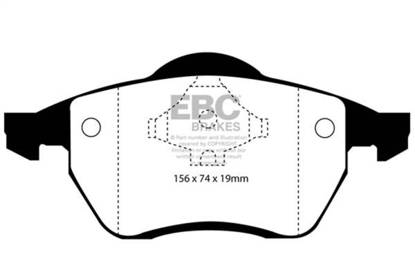 EBC Brakes - EBC Brakes Ultimax OEM Replacement Brake Pads