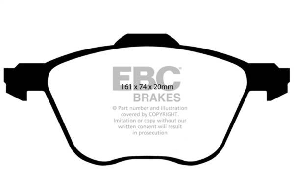 EBC Brakes - EBC Brakes Ultimax OEM Replacement Brake Pads