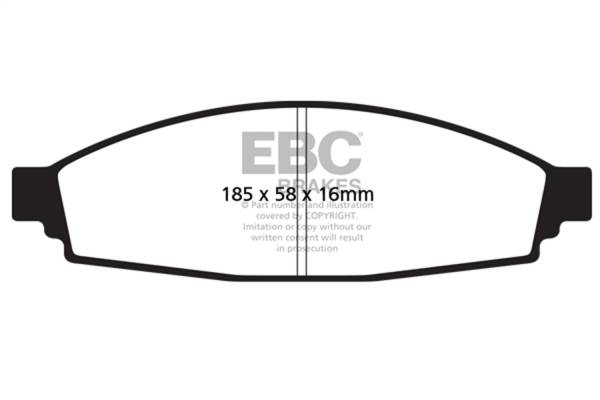 EBC Brakes - EBC Brakes Ultimax OEM Replacement Brake Pads UD953