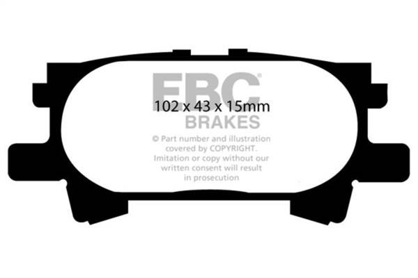 EBC Brakes - EBC Brakes Ultimax OEM Replacement Brake Pads UD996