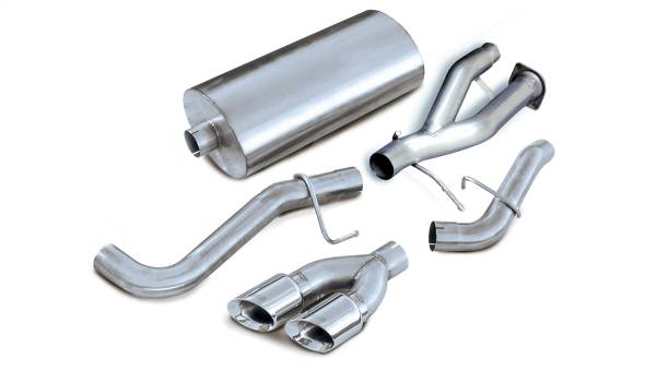 Corsa Performance - Corsa Performance 3.0in. Cat-Back Single Side Exit with Twin 4.0in. Polished Pro-Series Tips 14220