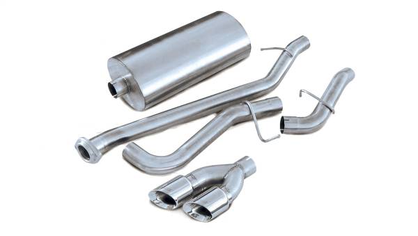 Corsa Performance - Corsa Performance 3.0in. Cat-Back Single Side Exit with Twin 4.0in. Polished Pro-Series Tips 14237