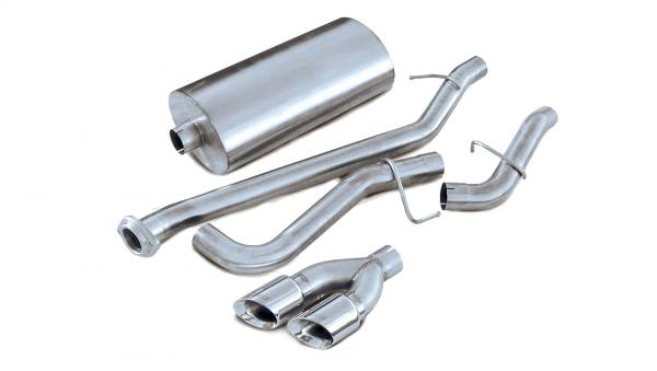 Corsa Performance - Corsa Performance 3.0in. Cat-Back Single Side Exit with Twin 4.0in. Polished Pro-Series Tips 14250