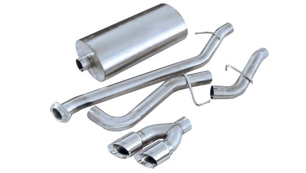 Corsa Performance - Corsa Performance 3.0in. Cat-Back Single Side Exit with Twin 4.0in. Polished Pro-Series Tips 14261