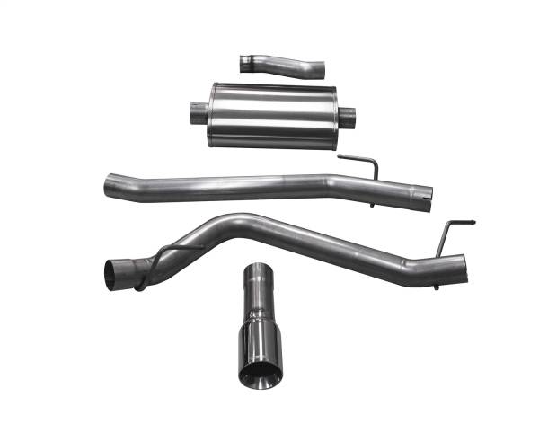 Corsa Performance - Corsa Performance 3.0in. Cat-Back Single Side Exit with 4.0in. Polished Tip 21060