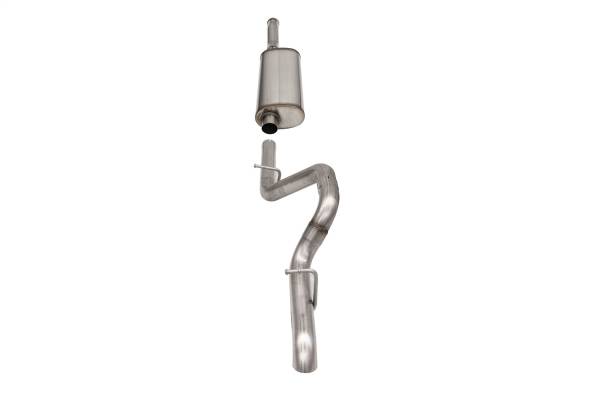 Corsa Performance - Corsa Performance 2.75in. Cat-Back Single Rear Exit with Turn Down Tip 21123