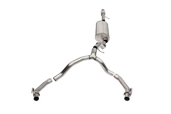 Corsa Performance - Corsa Performance 3.50in. to 2.75in. Dual Rear Exit Cat-Back Exhaust System 21131