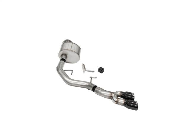 Corsa Performance - Corsa Performance 3.0in. Front of Tire Exit Catback Exhaust System with Twin 3.5in. Pro Series® Tips 21141BLK