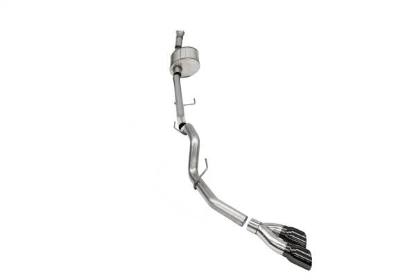 Corsa Performance - Corsa Performance 3.0in. Single Side Exit Catback Exhaust System with Twin 4.0in. Pro Series® Tips 21145BLK