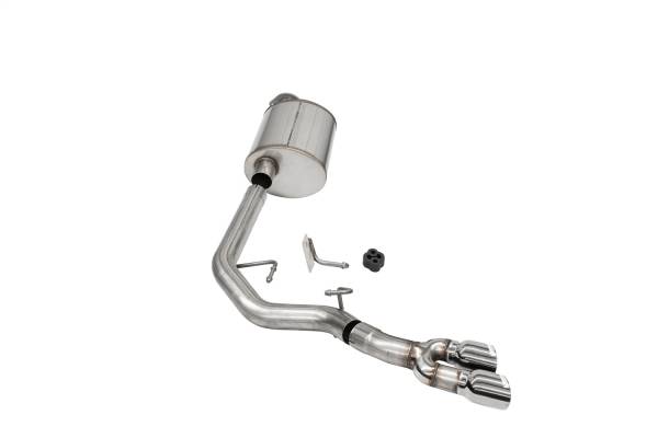 Corsa Performance - Corsa Performance 3.0in. Front of Tire Exit Catback Exhaust System with Twin 3.5in. Pro Series® Tips 21153