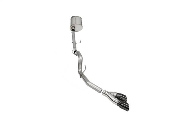 Corsa Performance - Corsa Performance 3.0in. Single Side Exit Catback Exhaust System with Twin 4.0in. Pro Series® Tips 21154BLK