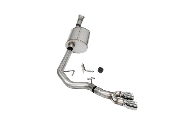 Corsa Performance - Corsa Performance 3.0in. Front of Tire Exit Catback Exhaust System with Twin 3.5in. Pro Series® Tips 21156