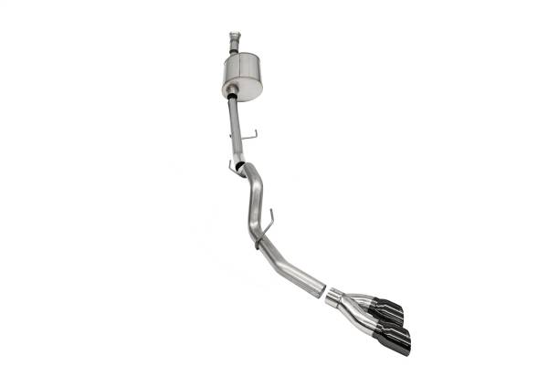 Corsa Performance - Corsa Performance 3.0in. Single Side Exit Catback Exhaust System with Twin 4.0in. Pro Series® Tips 21157BLK